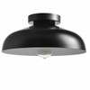 DIRYZON 12-Inch Industrial Ceiling Light Fixture,Black Bedroom Ceiling Light,Metal Ceiling