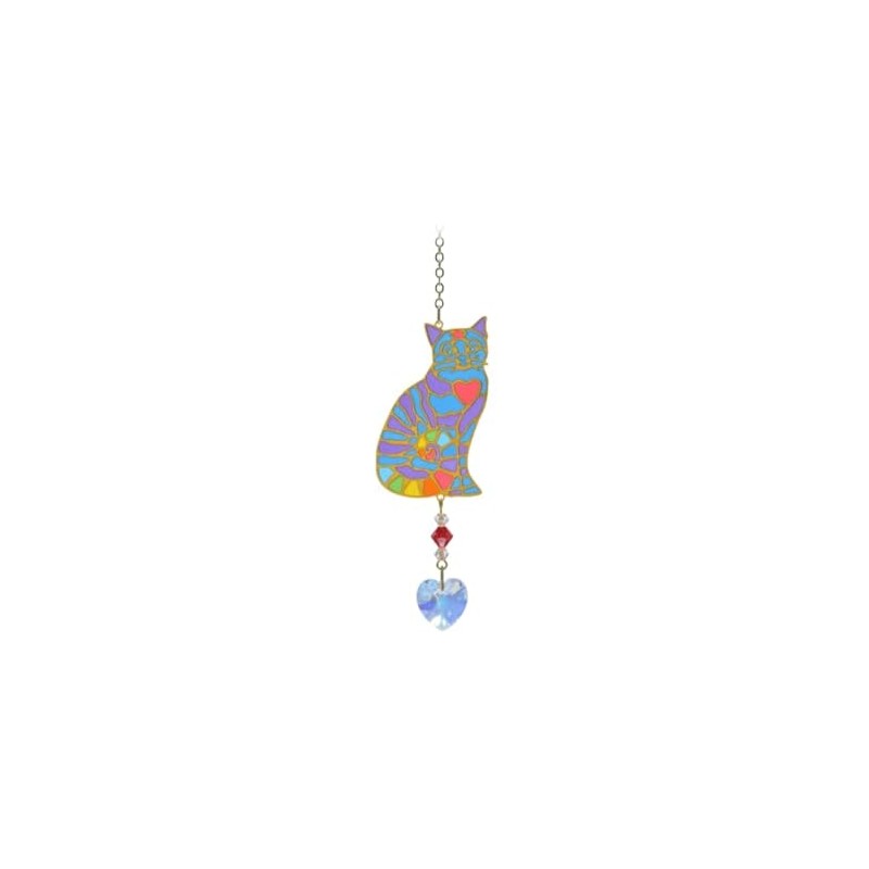 Wild Things Gifts Glass Crystal Dreams Suncatcher - Sitting Rainbow
