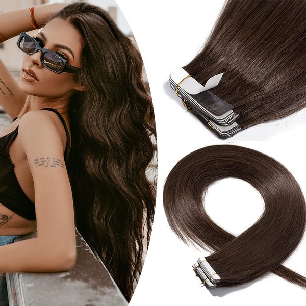 20 Inch SEGO Tape in Hair Extensions Human Hair Medium