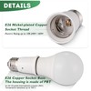Light Socket Extender,E26 to E26 Medium Screw Bulb Socket Extension