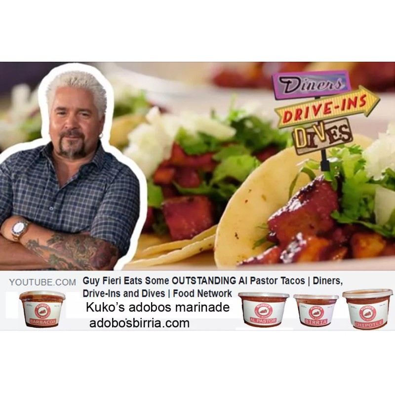 Kukos adobos ALPASTOR chili paste Adobo 16oz marinade sauce tacos