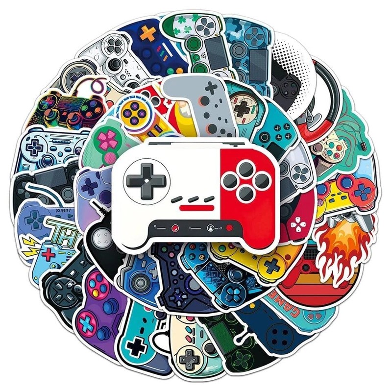 FRANKdesigns Funny Sticker Pack (Video Game Controllers)