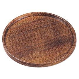 Karyu JA22-16-9s Wooden Tray, Tray, 10.6 inches (27 cm), Diameter 10.6 inches (27 cm), Tea Bason, Takumi