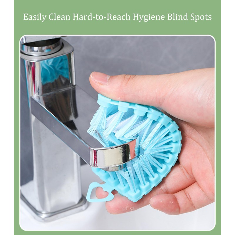 Bendable Scrub Brush, Deep Cleaning for Pool, Tub, Sink Non-Slip