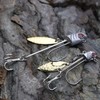 QualyQualy Fishing Jig Heads Bladed Weighted Underspin Jig Heads with