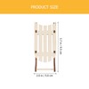 Tofficu 9pcs Miniature Wooden Sleighs Model Christmas Sled Ornaments Miniature