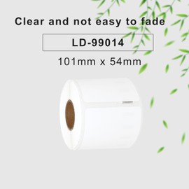 Molabel Compatible Labels for Dymo S0722430 99014 101 x 54 mm - Compatible with Dymo LabelWriter 450 Printers - 3 Rolls, 220 Labels per Roll