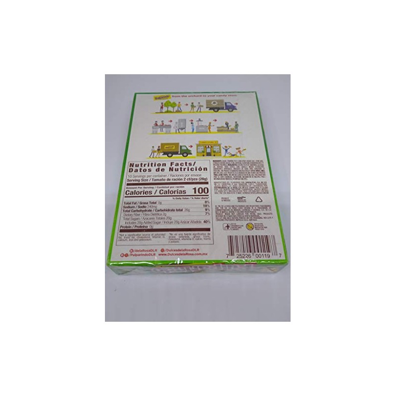 Pulparindo with Watermelon Flavor (20pcs) - 10oz By De La