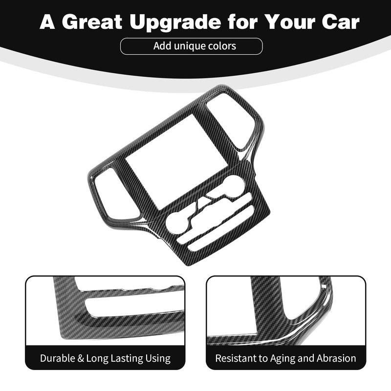 PDKLIN for Grand Cherokee Carbon Fiber Interior Trim Accessories Compatible