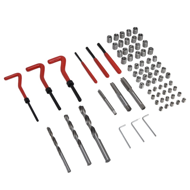 75Pcs Thread Repair Kit Restore Tool Spanner Wrench Twist Drill