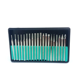 HHIP 3000-0049 20 Piece Diamond Pin Set, 1/8 Inch Shank