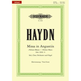 Haydn: Missa in Angustiis Hob. XXII:11 Nelson Mass (Vocal Score) (EP8990) (Edition Peters)