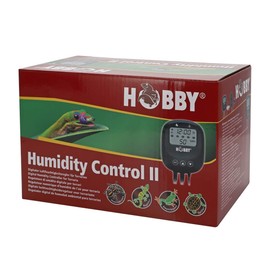 HOBBY Aquaristik Humidity Control II, Digital Control Unit for Humidity, Includes Night Lowering, 2 Slots, for Terrariums and Greenhouses