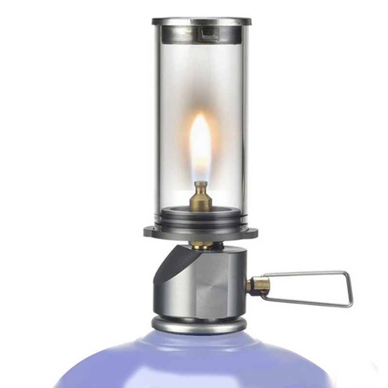 Outdoor Portable Camping Lamp Gas Light Tent Night Lights Lantern