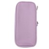 Large Pen Bag Simple Style Canvas Mesh Pockets Pen Slots