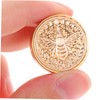 IWOWHERO DIY Crafts Bee Pattern Wax Seal Stamp Head Durable