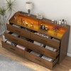 Gyfimoie 6 Drawer Dresser for Bedroom with Charging Station, Dresser