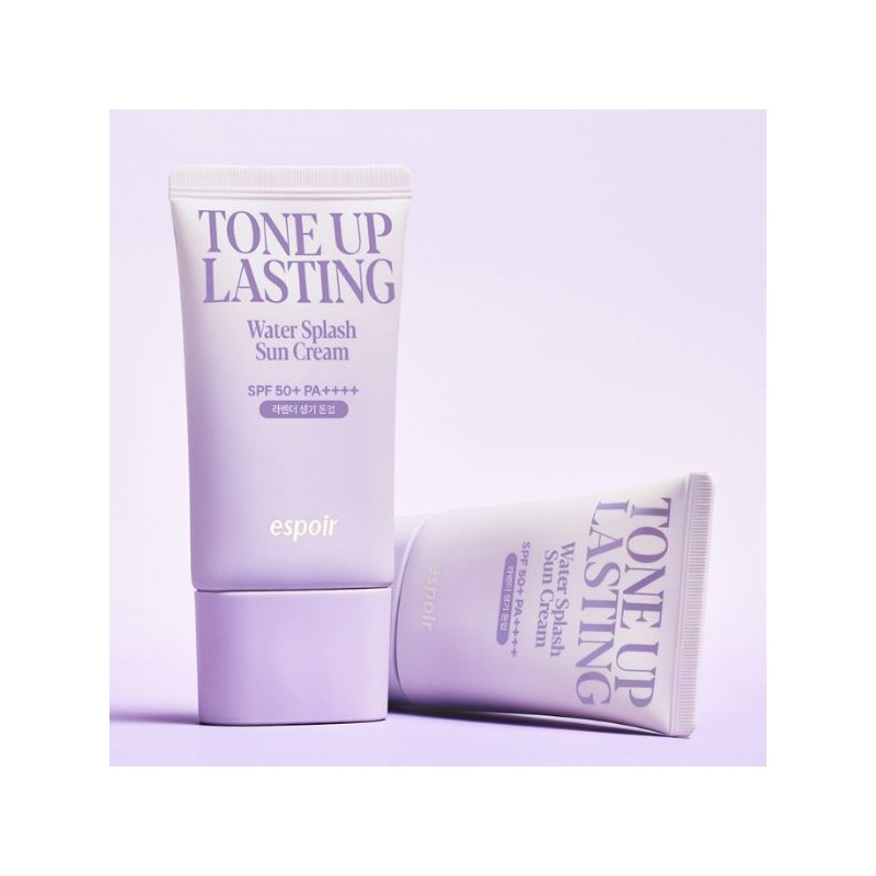 ESPOIR Water Splash Sun Cream Tone Up Baby Lavender SPF50+