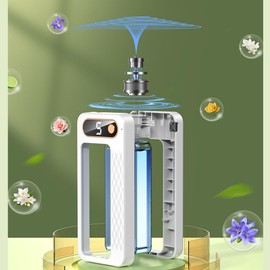 Automatic Wall Mount Fragrance Dispenser, Wall Mount Desktop Standing Air Freshener Spray Dispenser,5 Gears Auto Perfume Dispenser for Home Bathroom Hotel