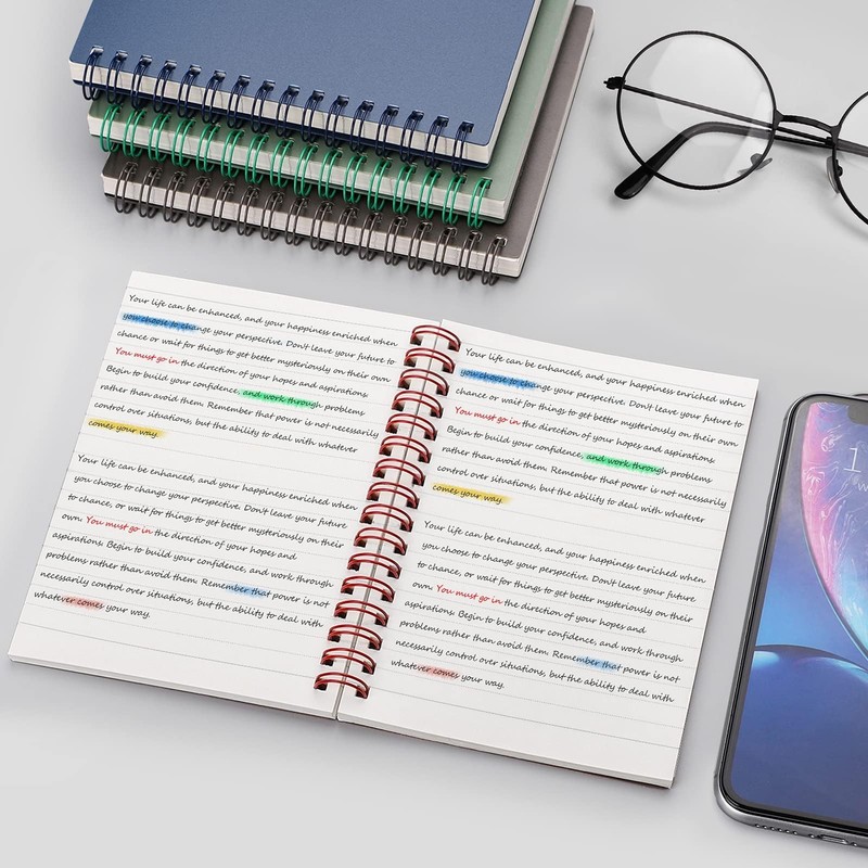 RETTACY Pocket Notebook, Mini Spiral Notebook with 160 Pages, 4.5"