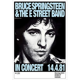 Bruce Springsteen - The River - Germany - Concert Poster print - delovelyArts (8”x10”)