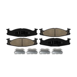 Detroit Axle - Front Brake Pads for Ford F-150 Bronco Econoline Club Wagon, Ceramic Brake Pads Replacement