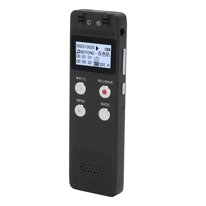 Digital Voice Recorder Multifunction Clear Sound One Click Recording MP3