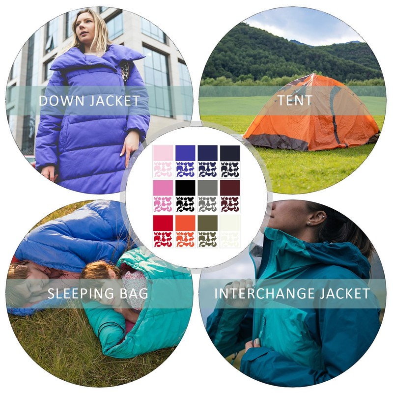 NIDHFG 12 Pieces Of Animal Patch Patch, Down Jacket Patch