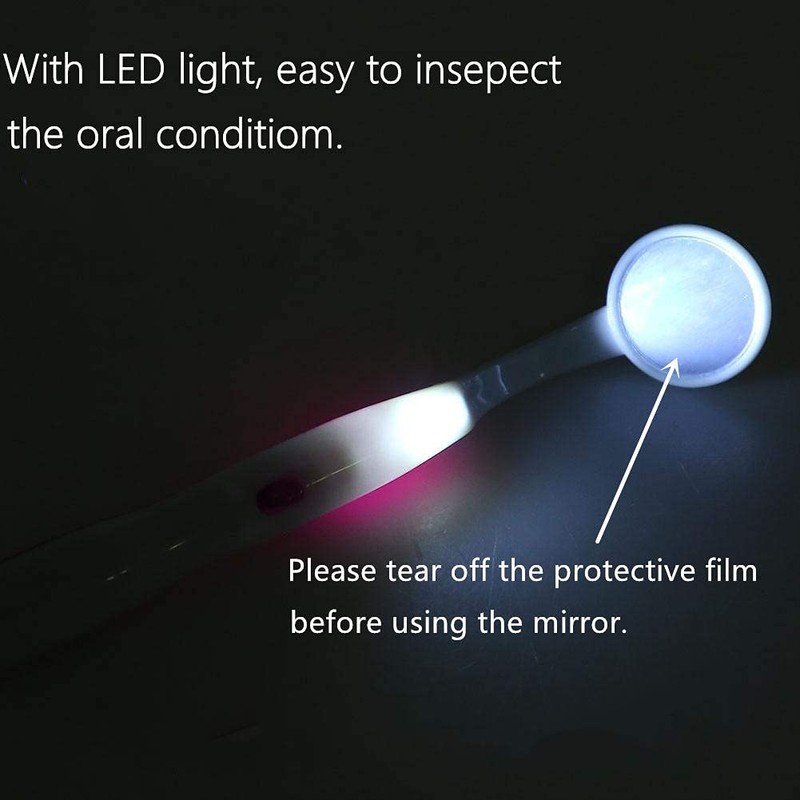 1pc Dental Mirror with Light Dental Instruments