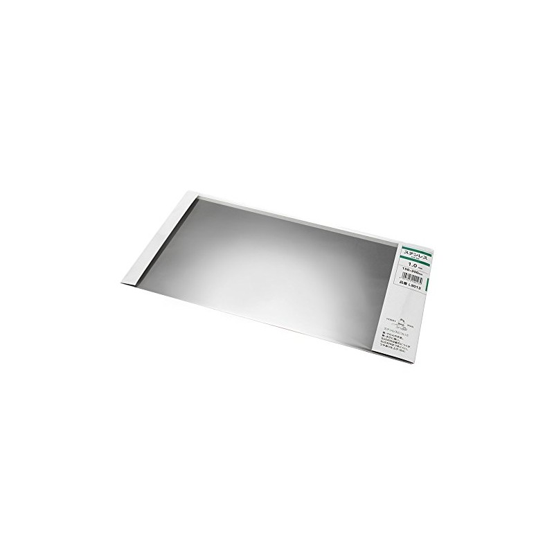 Q-Ho SUS430 Stainless Steel Plate Slim 5.9 x 11.8 inches