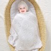 mimixiong Baby Blanket Made of 100% Cotton - Cuddly Knitted