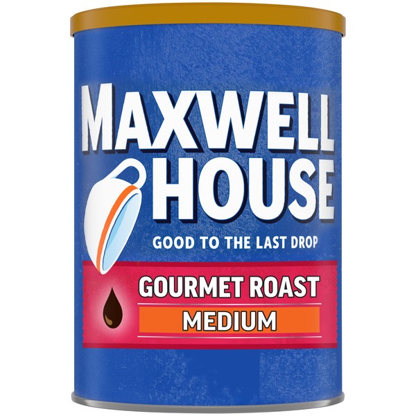 Maxwell House Gourmet Roast Medium Roast Ground Coffee (11 oz Canister)