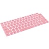For Dell Keyboard Skin Cover No Side Numbers Solid Pink
