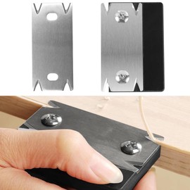 Edging Trimmer, Manual Veneer Edge Cutter with 1 Replacement Blade, Wood for Wood, PVC ABS, Woodworking, Non-Slip, One-Handed Planer