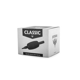 Classic Tube & Grip Sets — 1" Black Disposable Grip — Box of 25 - Black VT9-1"