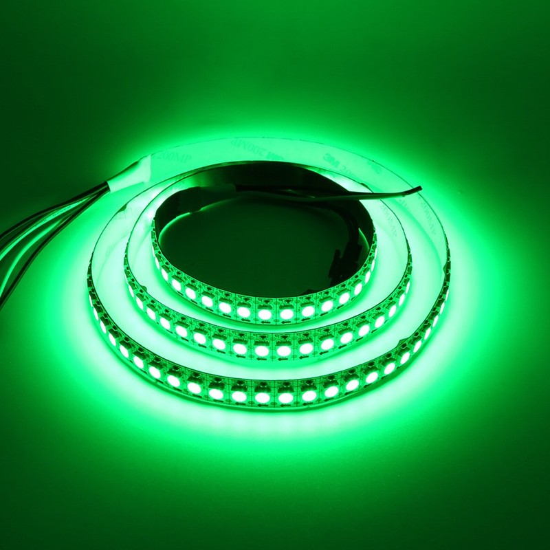 WS2812B 144 LEDs/Pixels/m 1 M Black PCB Individually Addressable Full