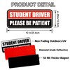Student Driver Car Magnet, Teen Driver Magnet for Car, Please