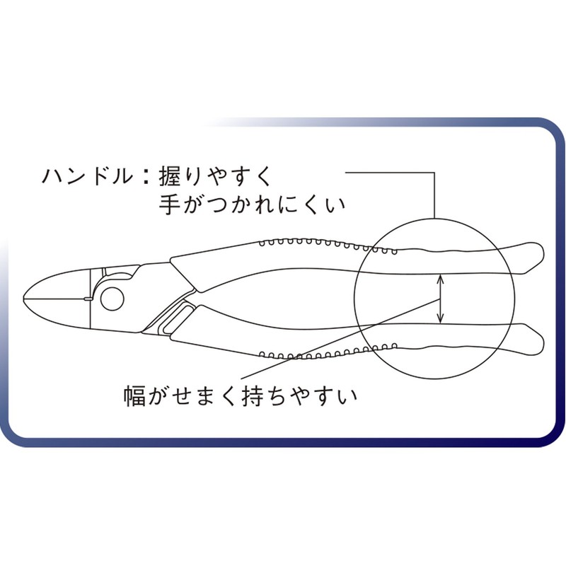 3.peaks 電工Fニッパ DN-215