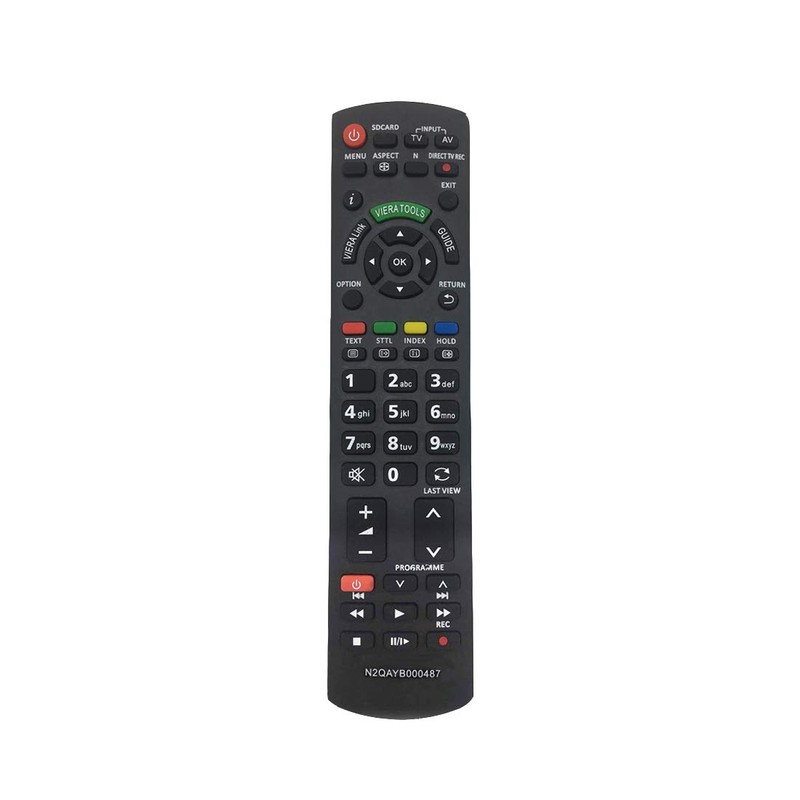 Replacement panasonic tv remote control n2qayb000487 compatible with panasonic remote