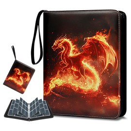 Card Binder 900 Pockets, Card Holder Binder Trading Card Binder 9 Pocket Card Collector Album with 50 Removable Card Sleeves for Trading Cards, Baseball Cards Standard Size Cards Organized