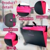 Accordion Aesthetic Binder, Letter Size with 8 Compartments/Snap Closure/Tab Folder