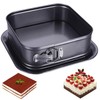 HQILRRA Springform Cake Tin Square Springform Cake Tin with Non-Stick