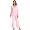 GYS Women's Pajamas Set - Viscose Made from Bamboo, Long