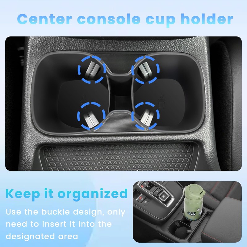 Neepiar 4PCS Center Console Organizer Compatible with 2023 2024 2025