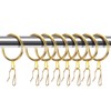 Hotop 30 Pieces Metal Drapery Curtain Rings and 30 Pieces