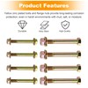 Front Control Arm Bolts Compatible with Jeep Cherokee XJ 1984-2001,