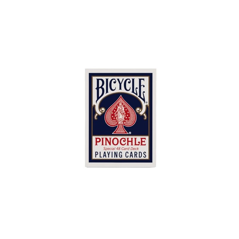 Bicycle Pinochle - Cartas de Juego, índice estándar, 1 baraja