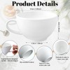 Reallnaive 12 Pcs Porcelain Espresso Cup Set 5 oz 150