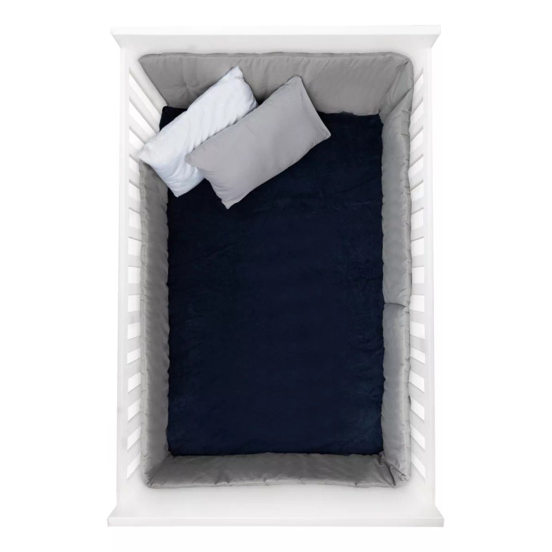 Chiqui Mundo Cobertor Para Bebe Ligero Viajero Azul Ultra Suave