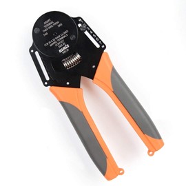 IWISS IWD-20 4 Indent Crimping Pliers for Automotive DEUTSCH DTM Connector Closed Barrel Terminal Crimping Tool AWG 20 22 Compatible